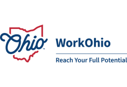 WorkOhio logo with subtext "Reach Your Full Potential"