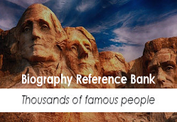 Biography Reference Bank Thousands of Famous People